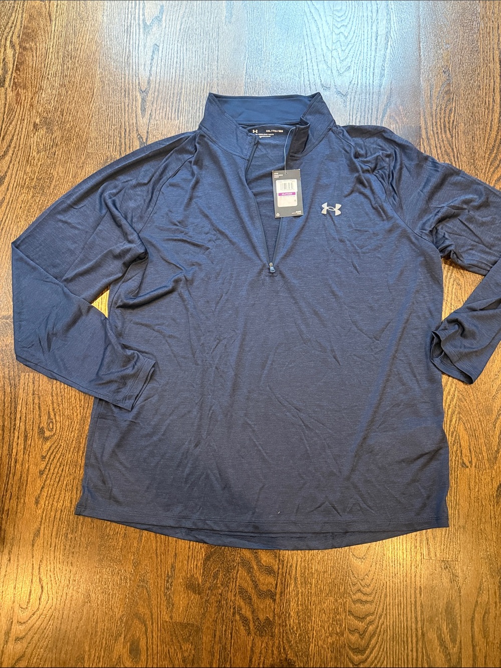 Under Armour Navy Blue Lightweight Quarter-Zip Pullover xxl